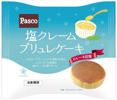 塩クレームブリュレケーキ