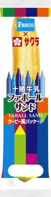 ファボールサンドクーピー風パッケージ　十勝牛乳
