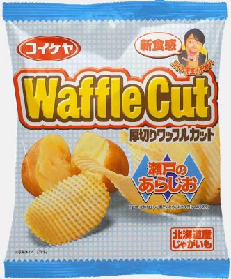 ポテトチップスワッフルカット瀬戸のあらじお