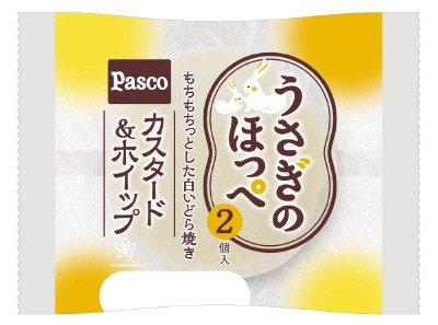 うさぎのほっぺ　カスタード＆ホイップ　２個入