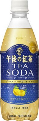 午後の紅茶 TEA SODA グレープフルーツ＆レモンピール