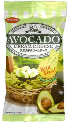 トルティアチップスアボカドクリームチーズ味