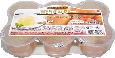 白桃ゼリー