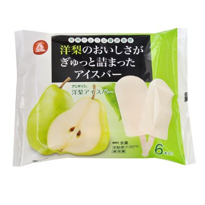 洋梨のおいしさがぎゅっと詰まったアイスバー
