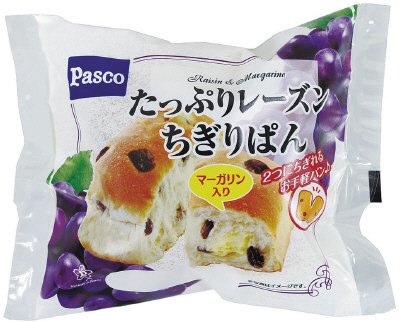 たっぷりレーズンちぎりぱん