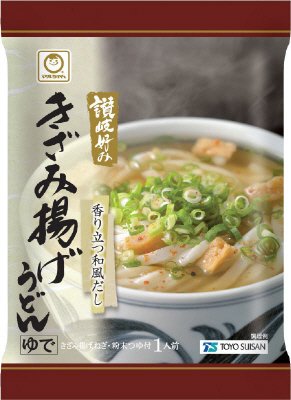 讃岐好み　きざみ揚げうどん
