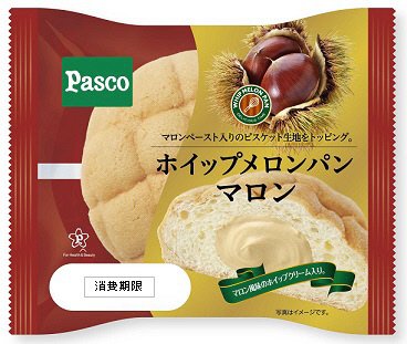 ホイップメロンパン　マロン