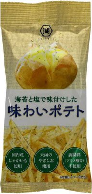 海苔と塩で味付けした味わいポテト