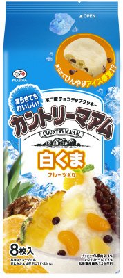 凍らせてもおいしいカントリーマアム（白くま）