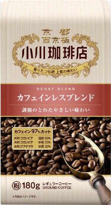 小川珈琲店　カフェインレスブレンド　粉　180G