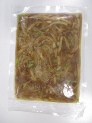 いかとニラ醤油漬