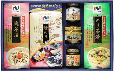 和食満彩　海苔・茶漬け・鮭ほぐし身・海苔佃煮詰合わせ　ＷＭ－３０Ｍ