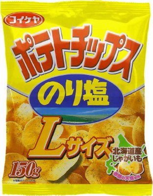 ポテトチップスのり塩