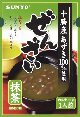抹茶ぜんざい（十勝産あずき１００％使用）