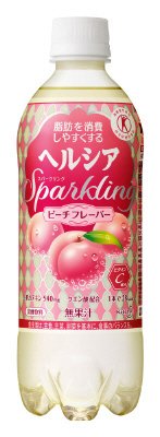 ヘルシアスパークリング　ピーチフレーバー
