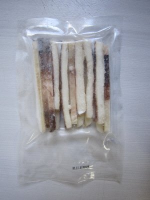 フライパンで焼くいか一夜干しカット