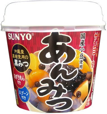 カップ入りあんみつ黒みつ付き