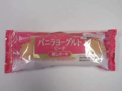バニラヨーグルトピーチ蒸しケーキ