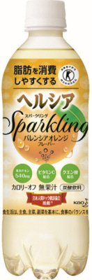 ヘルシアスパークリング　バレンシアオレンジ