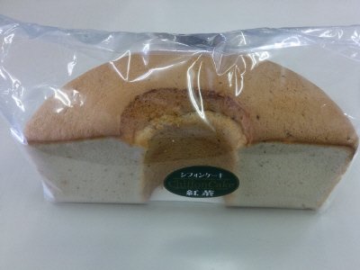 シフォンケーキ紅茶