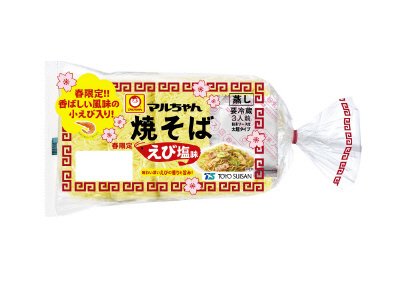 春限定　マルちゃん焼そば　えび塩味　３人前