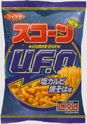 スコーン日清焼そばＵ．Ｆ．Ｏ．塩カルビ焼そば味