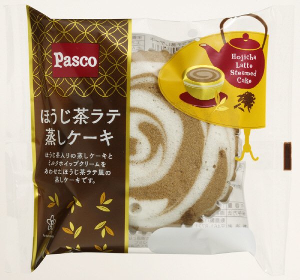 ほうじ茶ラテ蒸しケーキ