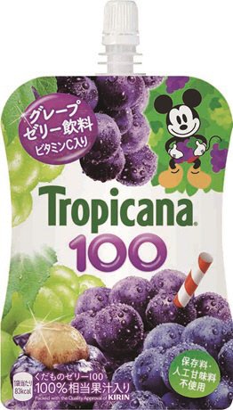 トロピカーナ　くだものゼリー１００　グレープ