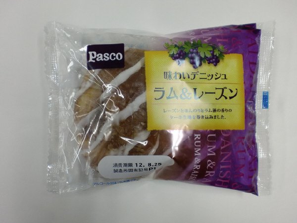 味わいデニッシュ　ラム＆レーズン