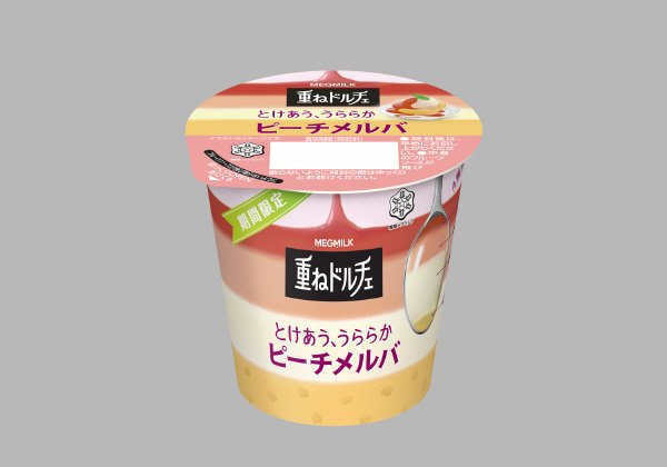 ＭＥＧＭＩＬＫ　重ねドルチェ　とけあう、うららか　ピーチメルバ