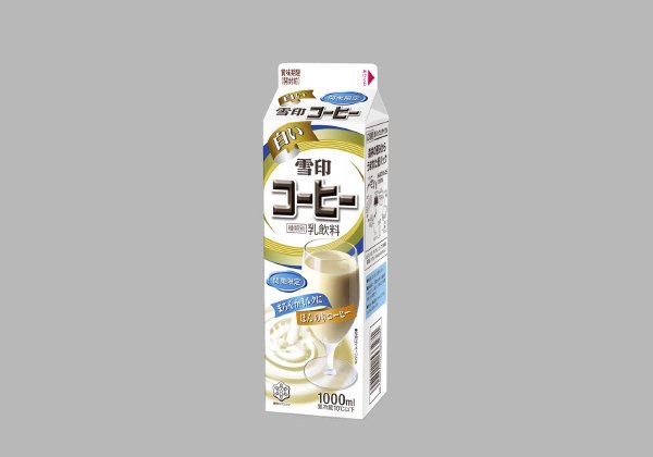 白い雪印コーヒー