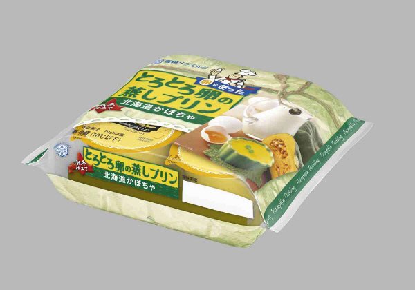 とろとろ卵の蒸しプリン　北海道かぼちゃ