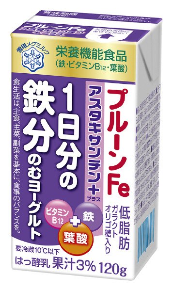 のむヨーグルﾄ　プルーンＦｅ　アスタキサンチンプラス