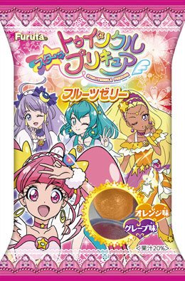 プリキュアフルーツゼリー
