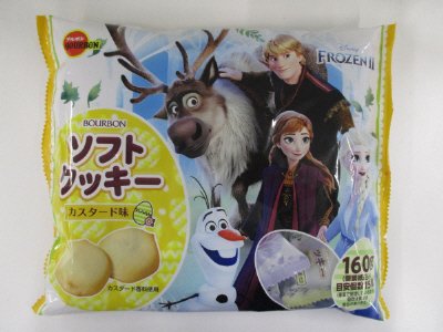 １６０ｇソフトクッキーカスタード味（アナと雪の女王）
