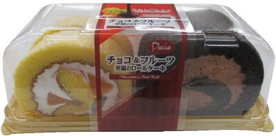 チョコ＆フルーツ至福のロールケーキ