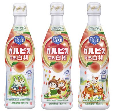 「カルピス」完熟白桃プラスチックボトル４７０ｍｌ