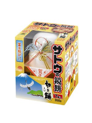 サトウのサッと鏡餅　切り餅入り　350g
