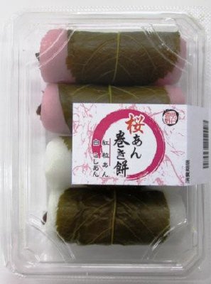 桜あん巻き餅