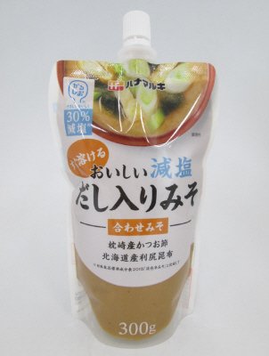 かるしおおいしい減塩だし入りみそ３００ｇ