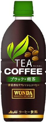 ワンダ　ＴＥＡ　ＣＯＦＦＥＥ　ブラック×煎茶　ＰＥＴ５２５ｍｌ