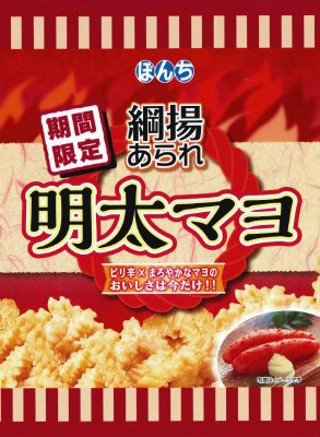 ７０ｇ　綱揚あられ明太マヨ
