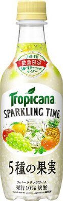 トロピカーナ スパークリングタイム　5種の果実