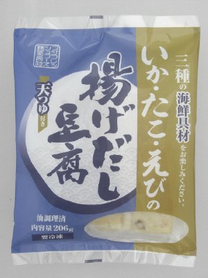 いか・たこ・えびの揚げだし豆腐