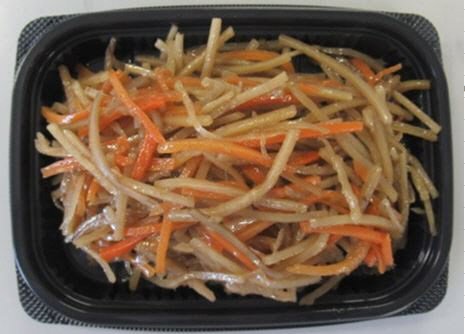 懐かしの味　国産野菜の金平ごぼう
