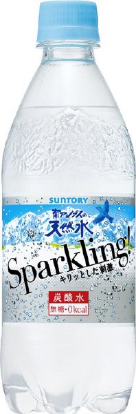 南アルプスの天然水スパークリング
