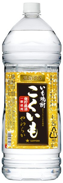 芋焼酎 こくいもやわらか ２５度４０００ｍｌ