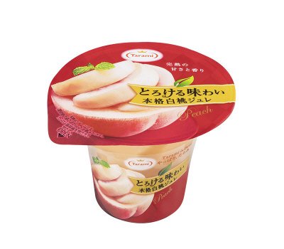 とろける味わい　本格白桃ジュレ