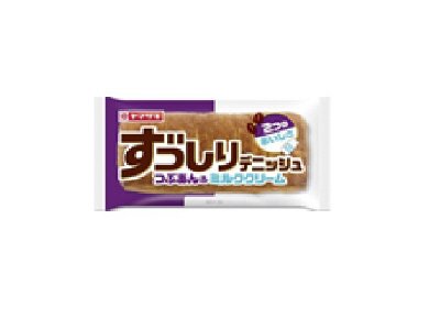 ずっしりデニッシュ（つぶあん＆ミルククリーム）