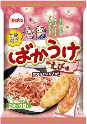 １８枚ばかうけ　えび味